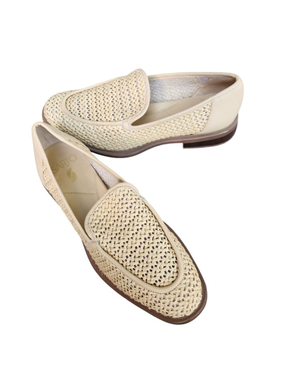 Franco Sarto Eda 2 Eda2 Slip-On Loafers In Natural Size 8 M